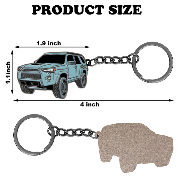 JVCV® Metal Car Model Keychain – Premium Automotive Keyring & Stylish Gift for Car Lovers, Enthusiasts & Collectors