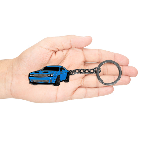 JVCV® Metal Car Model Keychain – Premium Automotive Keyring & Stylish Gift for Car Lovers, Enthusiasts & Collectors