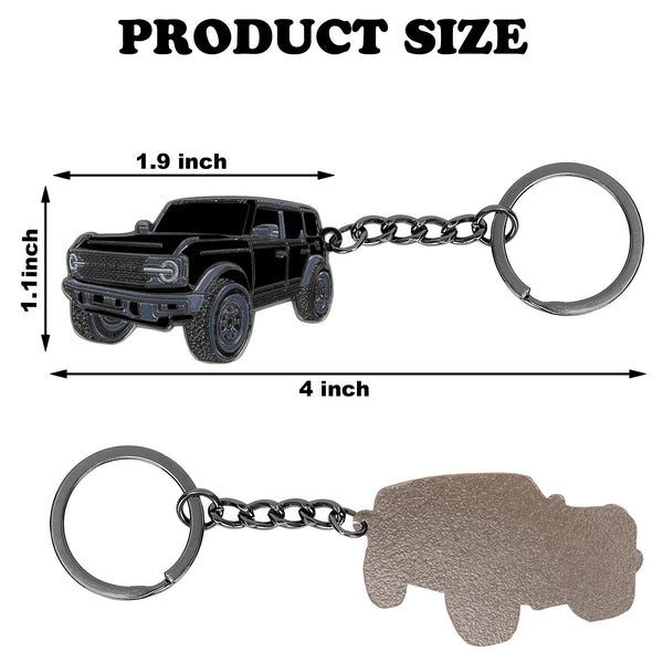 JVCV® Metal Car Model Keychain – Premium Automotive Keyring & Stylish Gift for Car Lovers, Enthusiasts & Collectors