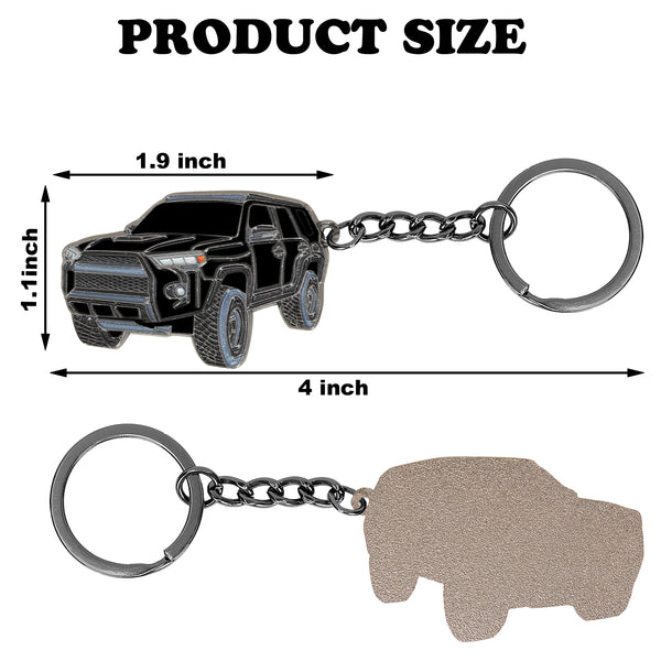 JVCV® Metal Car Model Keychain – Premium Automotive Keyring & Stylish Gift for Car Lovers, Enthusiasts & Collectors