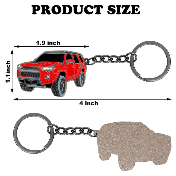 JVCV® Metal Car Model Keychain – Premium Automotive Keyring & Stylish Gift for Car Lovers, Enthusiasts & Collectors