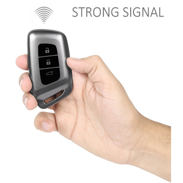 JVCV® Soft Matte Finish TPU Key Cover Compatible with MG Smart Key