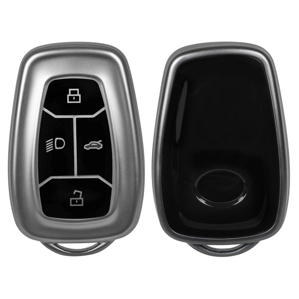 JVCV® Soft Matte Finish TPU Cover Compatible with Tata Smart Key