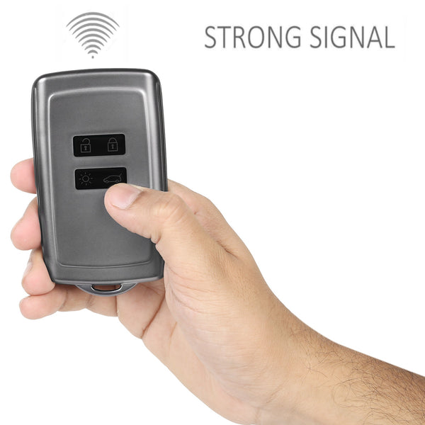 JVCV® Soft Matte Finish TPU Key Cover Compatible with Renault Smart Key