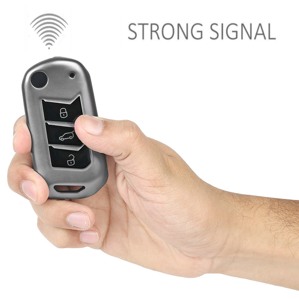 JVCV® Soft Matte Finish TPU Cover Compatible with Mahindra flip Key