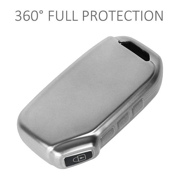 JVCV® Soft Matte Finish TPU Cover Compatible with Kia Smart Key