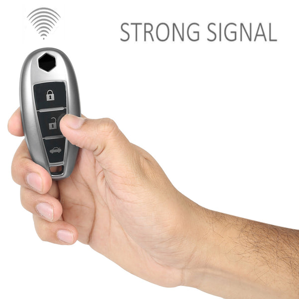 JVCV® Soft Matte Finish TPU Key Cover Compatible with Maruti Suzuki & Toyota Smart Key