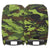 Car Styling Soft Silicone Camouflage Key Cover Compatible with Kia 4 Button Seltos Sonet Push Button Start Smart Key (Green Camouflage)