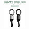 Universal Zinc Alloy Keychain – Lightweight Ring Hook Accessories Holder & Organizer for Car, Bike, Home, Office Keys for Men & Women | Premium Durable Key Holder