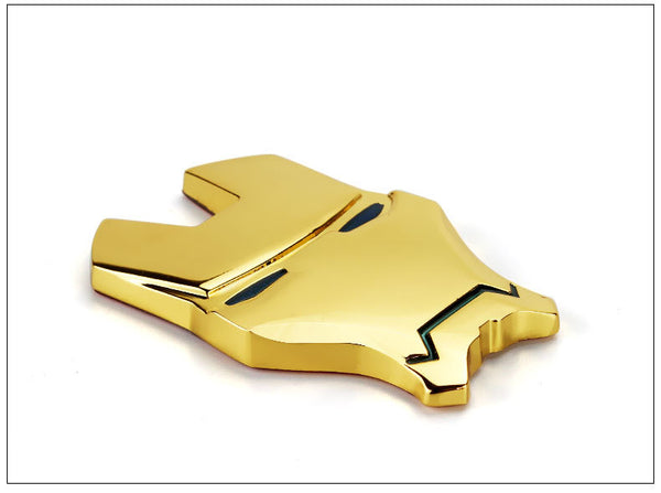 JVCV® 3D Metal Iron M Emblem – Chrome Finish Sticker Badge for Cars, Bikes, Laptops, Helmets & More