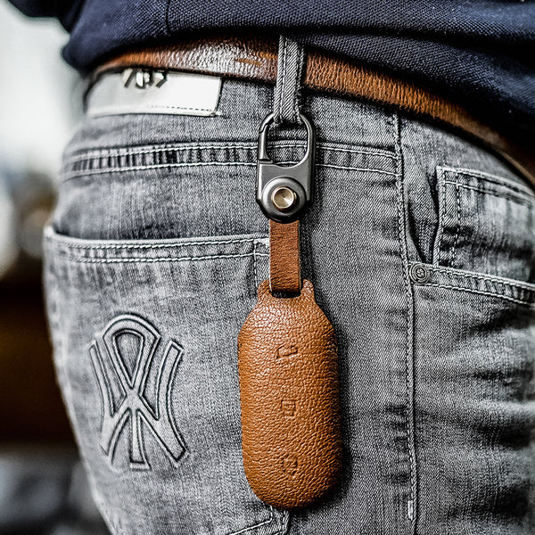 JVCV® Leather Universal Keychain – Premium Zinc Alloy Buckle | Lightweight Ring Hook Organizer for Car, Bike, Home & Office Keys | Stylish Accessories Holder for Men & Women