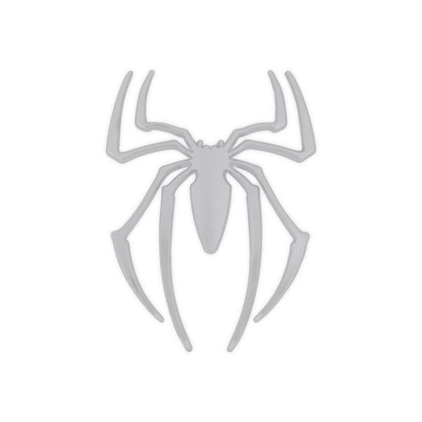 JVCV® 3D Metal Spider Sticker – Chrome Emblem Badge for Cars, Bikes, Laptops, Helmets & More