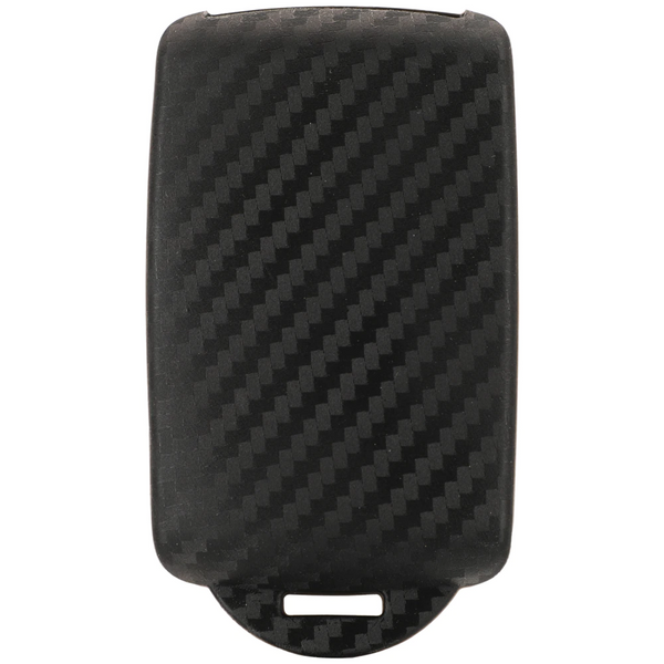 Carbon Fiber Pattern Key Cover Compatible with Renault Kiger Triber Smart Key (Black)