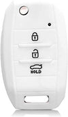 JVCV® Car Key Cover Compatible with Kia Folding Key - Rally Stripe