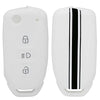 JVCV® Car Key Cover Compatible with Tata Curvv Tiago Tigor Punch Nexon Zest Bolt Safari Storme Flip Key - Rally Stripe