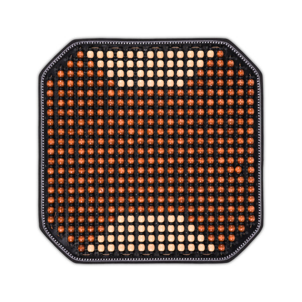 JVCV® Premium Wooden Beads Seat Cover – Universal Anti-Slip Cushion for Cars, SUVs, Trucks & Office Chairs