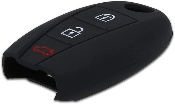 JVCV® Car Key Cover Compatible with Maruti Suzuki Baleno Ciaz Vitara Brezza S Cross Swift Ignis and Toyota Urban Cruiser Smart Key - Rally Stripe