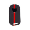 JVCV® Car Key Cover Compatible with Mahindra XUV 700, 3XO, Thar, Marazzo, Bolero, Scorpio, Scorpio N, XUV 300,XUV 400 EV, Thar Roxx 3 Button flip Key - Rally Stripes