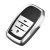 JVCV® Premium Soft TPU Leather Pattern Key Cover Compatible with Toyota Smart Key