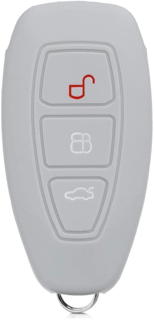 JVCV® Car Key Cover Compatible with Ford Ecosport Smart Key - Rally Stripe