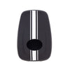 JVCV® Car Key Cover Compatible with Tata Nexon, Harrier, Tiago EV, Altroz, Tigor, Safari, Nexon EV, Punch, Punch EV 4 Button Smart Key - Rally Stripes