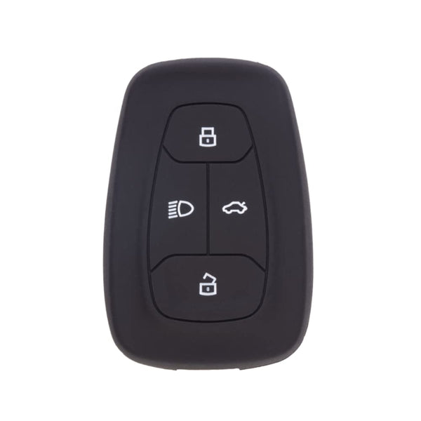 JVCV® Car Key Cover Compatible with Tata Nexon, Harrier, Tiago EV, Altroz, Tigor, Safari, Nexon EV, Punch, Punch EV 4 Button Smart Key - Rally Stripes