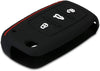 JVCV® Car Key Cover Compatible with Volkswagen Polo Vento Jetta Ameo Passat and Skoda Rapid Laura Superb Octavia Fabia Yeti Folding Key - Don't Touch My Key