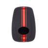 JVCV® Car Key Cover Compatible with Tata Nexon, Harrier, Tiago EV, Altroz, Tigor, Safari, Nexon EV, Punch, Punch EV 4 Button Smart Key - Rally Stripes