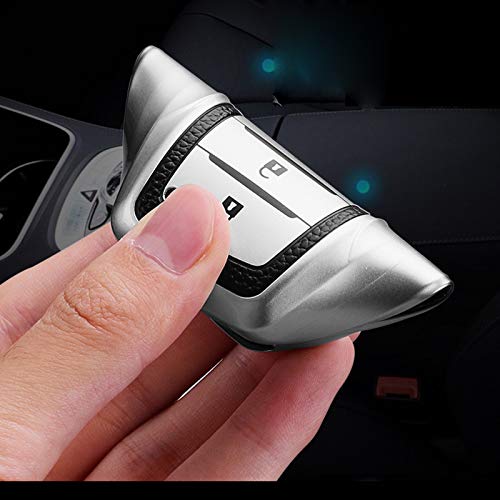 JVCV® Premium Soft TPU Leather Pattern Key Cover Compatible with Toyota Smart Key