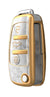 JVCV® Marble Gold Border TPU Key Cover Compatible with Audi A1 A3 A6 Q2 Q3 Q7 TT TTS R8 S3 S6 RS3 Folding Key