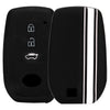 JVCV® Car Key Cover Compatible with Toyota Innova Crysta Hycross & Fortuner Smart Key - Rally Stripe