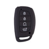 JVCV® Car Key Cover Compatible with New Hyundai Alcazar and Creta 4 Button Smart Key - Rally Stripe
