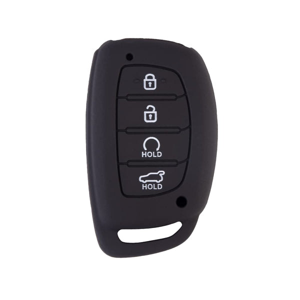 JVCV® Car Key Cover Compatible with New Hyundai Alcazar and Creta 4 Button Smart Key - Rally Stripe