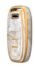 JVCV® Marble Gold Border TPU Key Cover Compatible with Audi Smart Key