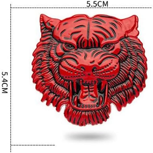 JVCV® 3D Metal Tiger Sticker – Chrome Emblem Badge for Cars, Bikes, Laptops, Helmets & More