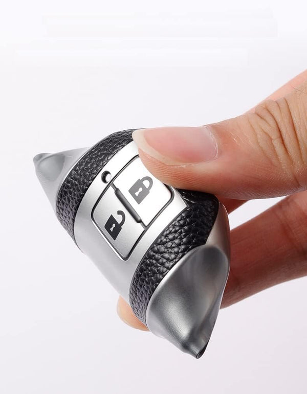 JVCV® Premium Soft TPU Leather Pattern Key Cover Compatible with Suzuki & Toyota Smart Keys