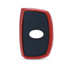 JVCV® Premium Soft TPU Leather Pattern Key Cover Compatible with Hyundai Smart Key