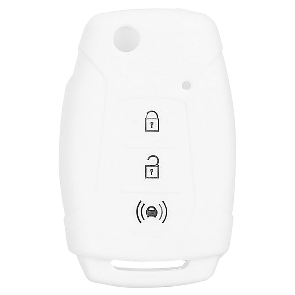 JVCV® Car Key Cover Compatible with Mahindra XUV 300 and Alturas G4 Flip Key - Rally Stripe