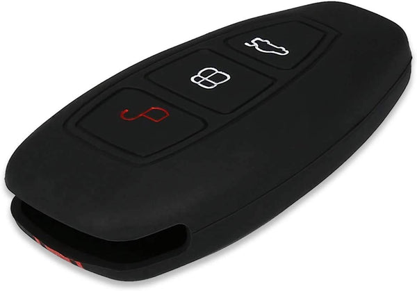 JVCV® Car Key Cover Compatible with Ford Ecosport Smart Key - Rally Stripe