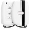 Car Key Cover Compatible with Hyundai Creta Venue Elantra Tucson i10 i20 Elite Active Xcent Verna 3 Button Push Button Start Key - Rally Stripes