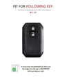JVCV® Premium Soft TPU Leather Pattern Key Cover Compatible with Suzuki & Toyota Smart Keys