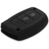 Car Key Cover Compatible with Hyundai Creta Venue Elantra Tucson i10 i20 Elite Active Xcent Verna 3 Button Push Button Start Key - Rally Stripes