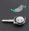 JVCV® Premium Soft TPU Leather Pattern Key Cover Compatible with 2 Button Key for Maruti Suzuki Swift Baleno S-Cross Ciaz Dzire WagonR SX4 Ritz