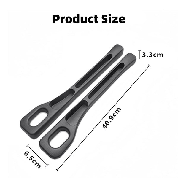 JVCV® Car Seat Gap Filler with Double Slot Storage – Premium PU Leather Gap Plug Organizer for Cars | Anti-Drop Design, Easy Installation – Black, Beige & Brown