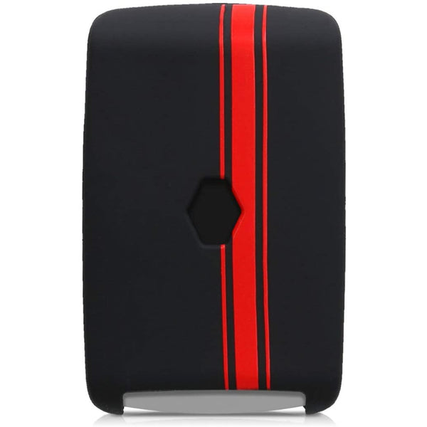 Car Key Cover Compatible with Renault Kiger Triber Smart Key - Rally Stripe