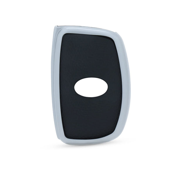 JVCV® Premium Soft TPU Leather Pattern Key Cover Compatible with Hyundai Smart Key