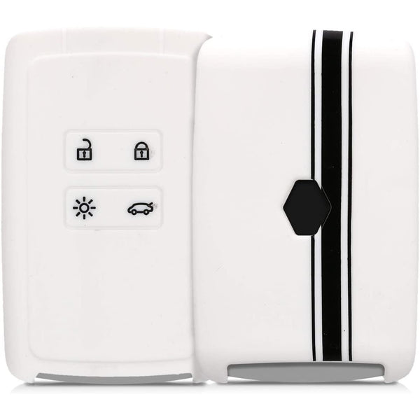 Car Key Cover Compatible with Renault Kiger Triber Smart Key - Rally Stripe