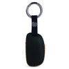 JVCV® Soft Handmade Leather Key Cover Compatible with New Hyundai Alcazar and Creta 4 Button Smart Key