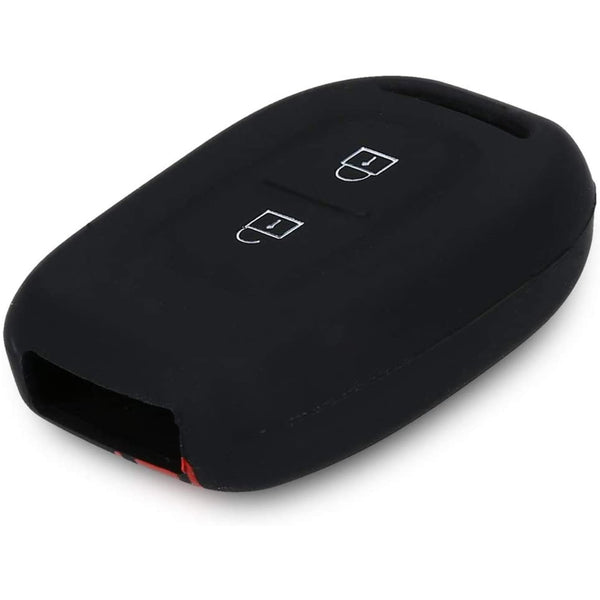 Car Key Cover Compatible with Renault Kiger, Kwid, Duster 2016, Triber 2 Button Remote Key - Rally Stripe