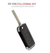 JVCV® Car Key Cover Compatible with Mahindra XUV 500 Flip Key - Rally Stripe